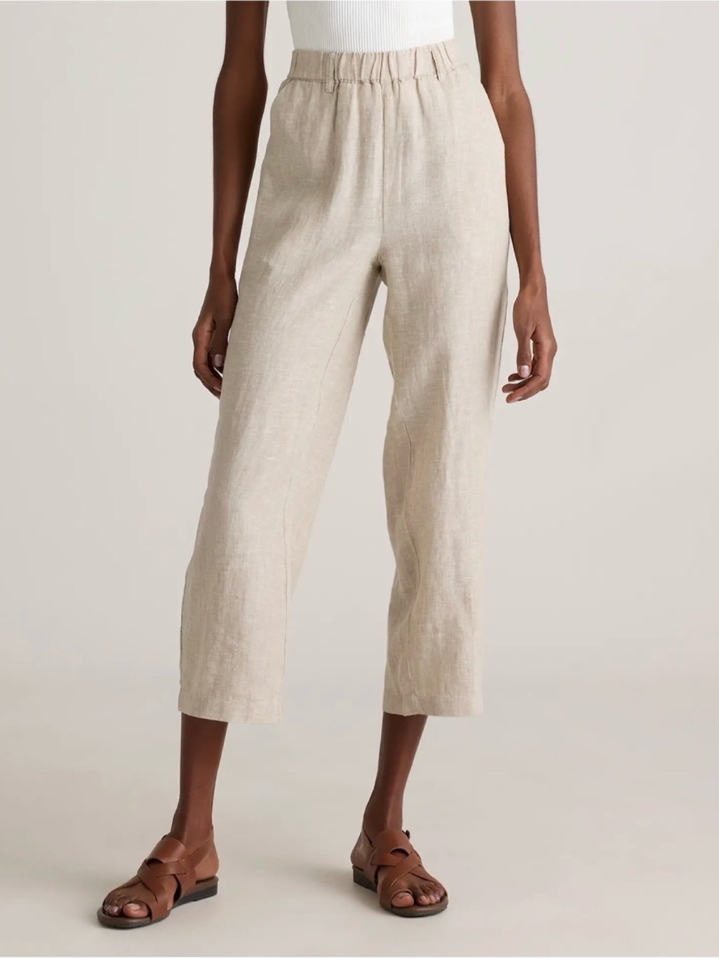 Quince Women’s Relaxed Linen Pants In Natural